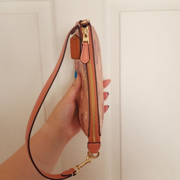 Coach Pink Butterfly Floral Nolita 19 and Card Holder - Picture 7 of 15